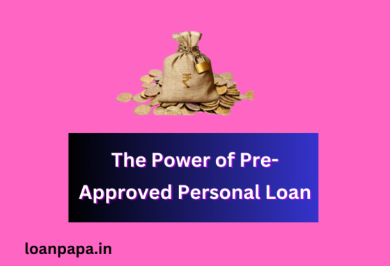 Pre-Approved Personal Loan